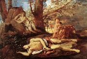 POUSSIN, Nicolas, Echo and Narcissus